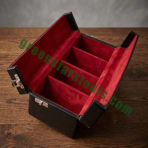 Caja de Papel para Joyas con Piedras Preciosas, Reutilizable, de Cuero Sintético, Modelo GS1758A - Product Image 2