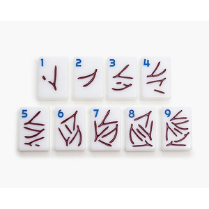Mahjong américain personnalisé pliable et portable, tuiles en acrylique à 4 couches avec 160 cartes gravées, jeu de luxe et idée cadeau de Noël - Product Image 5