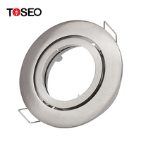 Togeo – plafonnier Led encastrable en Alu moulé sous pression, lampe Gu10, 7 watts