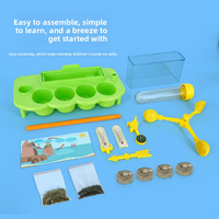 Kit scientifique de station météo pour enfants, expérience de culture de plantes STEM, jouet éducatif, apprentissage de l'écologie et du climat, cadeau nature, vente en gros