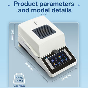 Équipement de laboratoire 110g * 10mg Analyseur d'humidité à écran tactile de haute précision Analyseur de teneur en humidité - Product Image 5