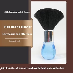 Barredora de cuello para niños de forma ovalada, cepillo de peluquería, herramienta de peluquería suave para quitar el polvo y barrer el cabello, hecha de nailon duradero - Product Image 2