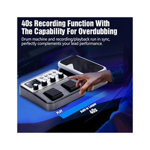 USA DDP | ​​Bộ xử lý guitar <span class=keywords><strong>Nux</strong></span> MG-100 Modeling - Bàn đạp đa hiệu ứng cho nghệ sĩ guitar, luyện tập và biểu diễn trực tiếp - Product Image 3