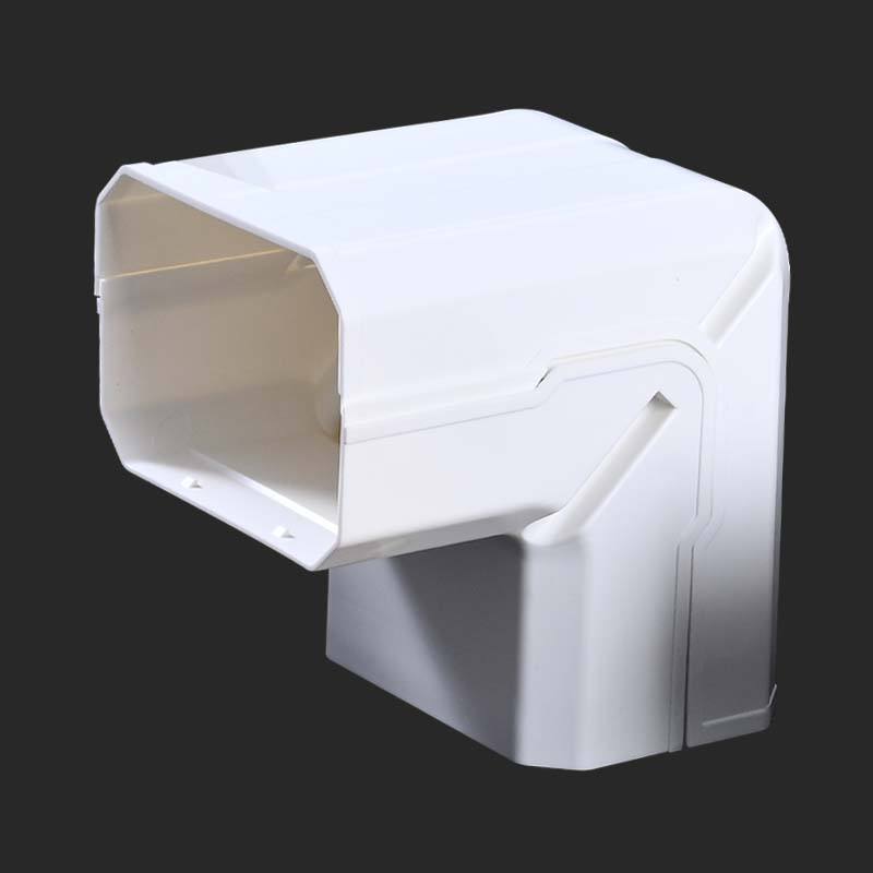 white pc130-3 Vertical Elbow