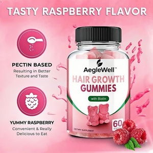 OEM Etiqueta Privada crecimiento del cabello vitamina y suplementos vegano biotina colágeno gomitas pelo piel uñas - Product Image 2
