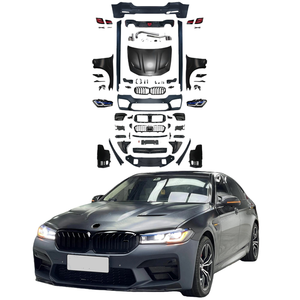 Kit de Carrocería para <span class=keywords><strong>BMW</strong></span> Serie 5 F10 F18 2011-2017, Estilo G30 M5, Parachoques Delantero y Trasero, Guardabarros Anchos, Capó, Faldones Laterales, Rejilla - Product Image 3