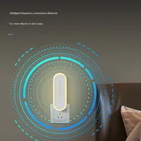Nouvelle aromathérapie à ultrasons électrique tueur de moustiques intérieur ménage veilleuse pour l'élimination des insectes acariens répulsif à souris