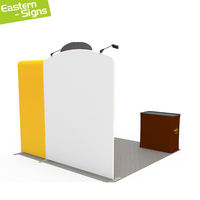 Stand d'exposition personnalisé 3x3 m (10x10 pi) en aluminium pour salon professionnel, équipement d'exposition pour la promotion
