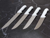 Couteau de chef en acier inoxydable 3Cr13 avec manche en PP - Ensemble de couteaux de cuisine de 6/7/8/9/10 pouces pour la cuisine professionnelle et domestique
