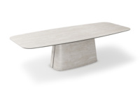Ensemble de table à manger en dalle moderne avec chaises télescopiques en métal Mobilier de maison multifonctionnel peu encombrant pour les petits espaces
