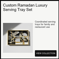 Ensemble de plateaux de service de luxe, dix motifs abstraits de cartes, PP, MDF, PVC, pour table basse, restaurant, maison, hôtel, service