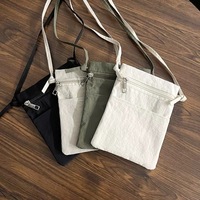 Sac fourre-tout moyen en toile à fermeture éclair, réutilisable, écologique et recyclable, pour étudiants, personnalisable, vente en gros