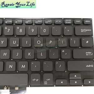ใหม่ US UK ไม่มีแบ็คไลท์แป้นพิมพ์แล็ปท็อปสำหรับ Asus VivoBook Flip14 <span class=keywords><strong>TP412U</strong></span> TP412UA TP412 TP412FA HQ21011549000 ASM18A66GB-H18 แป้นพิมพ์ - Product Image 2