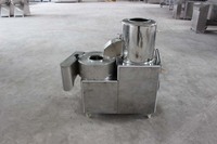 Machine Combinée 3-en-1 pour Éplucher, Laver et Couper les Pommes de Terre 300kg/heure / Trancheuse à Frites et Chips de Pommes de Terre