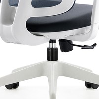 Chaise de bureau ergonomique JOHOOFURNITURE, cadre blanc, fabriquée en Chine, Ofis Koltugu, pour salle de conférence, coussin épais confortable