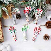 MM Lot de 6 supports à argent en bois pour Noël, décorations amusantes pour cadeaux en espèces, pour sapin de Noël, cadeaux de fête, cadeaux de fin d'année, vente en gros