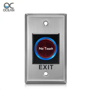 Factory Price Infrared No Touch buton, Contactless Door Exit switch, lift access control push button door release button