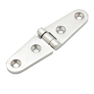 Charnière professionnelle de sangle de porte bout à bout détachable en acier inoxydable poli de qualité marine - Product Image 1