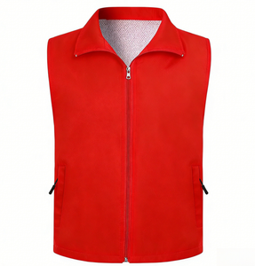 <span class=keywords><strong>Chaleco</strong></span> Unisex Premium de Poliéster con Diseño de <span class=keywords><strong>Rombos</strong></span>, Bolsillos con Cremallera, para Actividades al Aire Libre, Negocios, Ocio y Uso Diario - Product Image 2