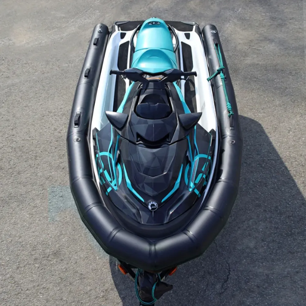 คุณภาพสูง Inflatable Pvc Jet Ski ความปลอดภัยโป๊ะชุดซี่โครงพองป้องกันทุ่นโป๊ะปลอกคอน้ําสําหรับ Jet Ski