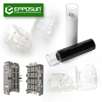 Mesin Cetak Injeksi Mini Desktop untuk Peralatan Rumah Tangga Multi Cavity Dual Color Injection Bahan ABS/PC