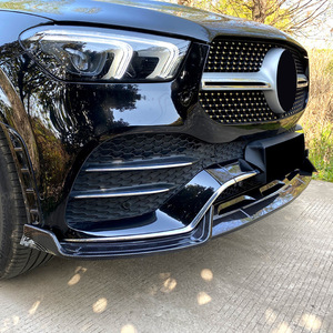 ลิ้นกันชนหน้า AMP-Z สำหรับ Mercedes-Benz GLE-Class W167 C167 ปี 2019-23 รุ่น AMG ลายคาร์บอนไฟเบอร์ สไตล์แต่ง - Product Image 1