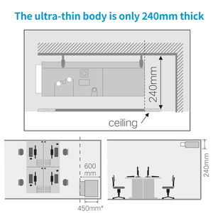Unità Interna per Condizionamento d'<span class=keywords><strong>Aria</strong></span> <span class=keywords><strong>Daikin</strong></span>, Sistema VRF Tipo Condotto Ultra-sottile, Ventilconvettore Dedicato per Uffici - Product Image 5