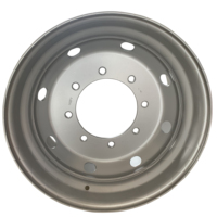 Jantes en acier de camion léger 16x5.5 personnalisées Roues de camion de 5.5x16 pouces pour pneus 650R16 700R16 750R16
