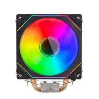 Refroidisseur de processeur en aluminium haute performance RGB avec 2/4/6 caloducs pour processeurs LGA 2011/1366/1200/1700/AM4