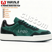 Chaussures de sport pour hommes, style décontracté, respirantes, douces, tendance, avec logo personnalisé, pour la rue, chaussures de marche de designer avec logo personnalisé