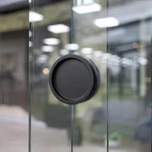 Poignée de porte coulissante ronde en acier inoxydable autocollante pour mur <span class=keywords><strong>coulissant</strong></span> en verre - Product Image 2
