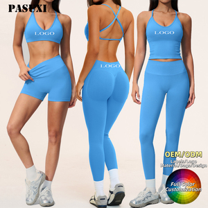 PASUXI 2026 Conjunto Deportivo de Otoño de Dos Piezas Personalizado con Logotipo para Mujer Ropa de Gimnasio y <span class=keywords><strong>Yoga</strong></span> Fitness - Product Image 1