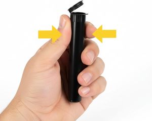 Childproof Smell Proof Clear 109 116mm Pop Top <b>Tubes</b> Roll Packaging <b>Tubes</b> - Product Image 4