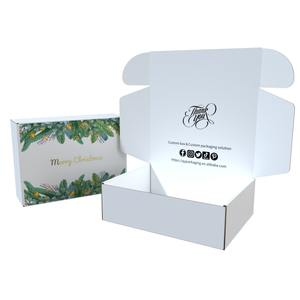 Boîte de papier de livraison postale personnalisée Boîte de papier kraft blanc Boîtes de papier postal - Product Image 5