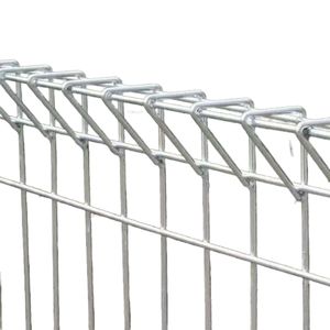 Grillage métallique en acier au carbone galvanisé Panneaux <span class=keywords><strong>de</strong></span> clôture <span class=keywords><strong>de</strong></span> jardin modernes <span class=keywords><strong>de</strong></span> 6 pieds <span class=keywords><strong>de</strong></span> triangle supérieur soudé par Brc Poteaux pour usage extérieur pour la maison - Product Image 4