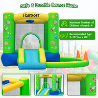 FBSPORT Équipement de jeux d'intérieur commercial, Château gonflable géant, Combo de jeux gonflables pour aire de jeux intérieure