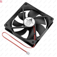 Ventilateur Gdstime GDA1225 5-48V Étanche IP67/IP68 DC 120x120x25mm à Roulement à Billes, Refroidisseur d'Extraction Grande Vitesse pour Boîtier d'Ordinateur