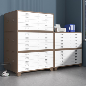 Archivador plano <span class=keywords><strong>de</strong></span> acero con cajones para el hogar, oficina, taller, escuela, plan <span class=keywords><strong>de</strong></span> metal, almacenamiento <span class=keywords><strong>de</strong></span> mapas, dibujos y cajones <span class=keywords><strong>de</strong></span> alquiler - Product Image 2