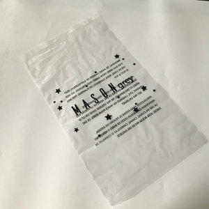 19x24 Bolsa de polietileno personalizada Embalaje <span class=keywords><strong>Ropa</strong></span> Interior Calcetines Bolsa de polietileno transparente con <span class=keywords><strong>bolsas</strong></span> de advertencia de asfixia - Product Image 5