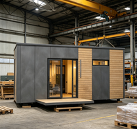 Maison mobile modulaire directe usine, mini-maison préfabriquée, aménagement personnalisé, économie de fret, installation facile, entièrement meublée, vente en gros