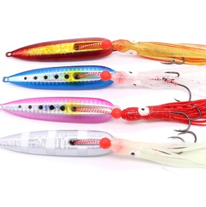 Hunt House Bottom Saltwater Ship Señuelos de metal Jig Spoon Señuelo Pulpo Falda Cebo de pesca Señuelo - Product Image 3