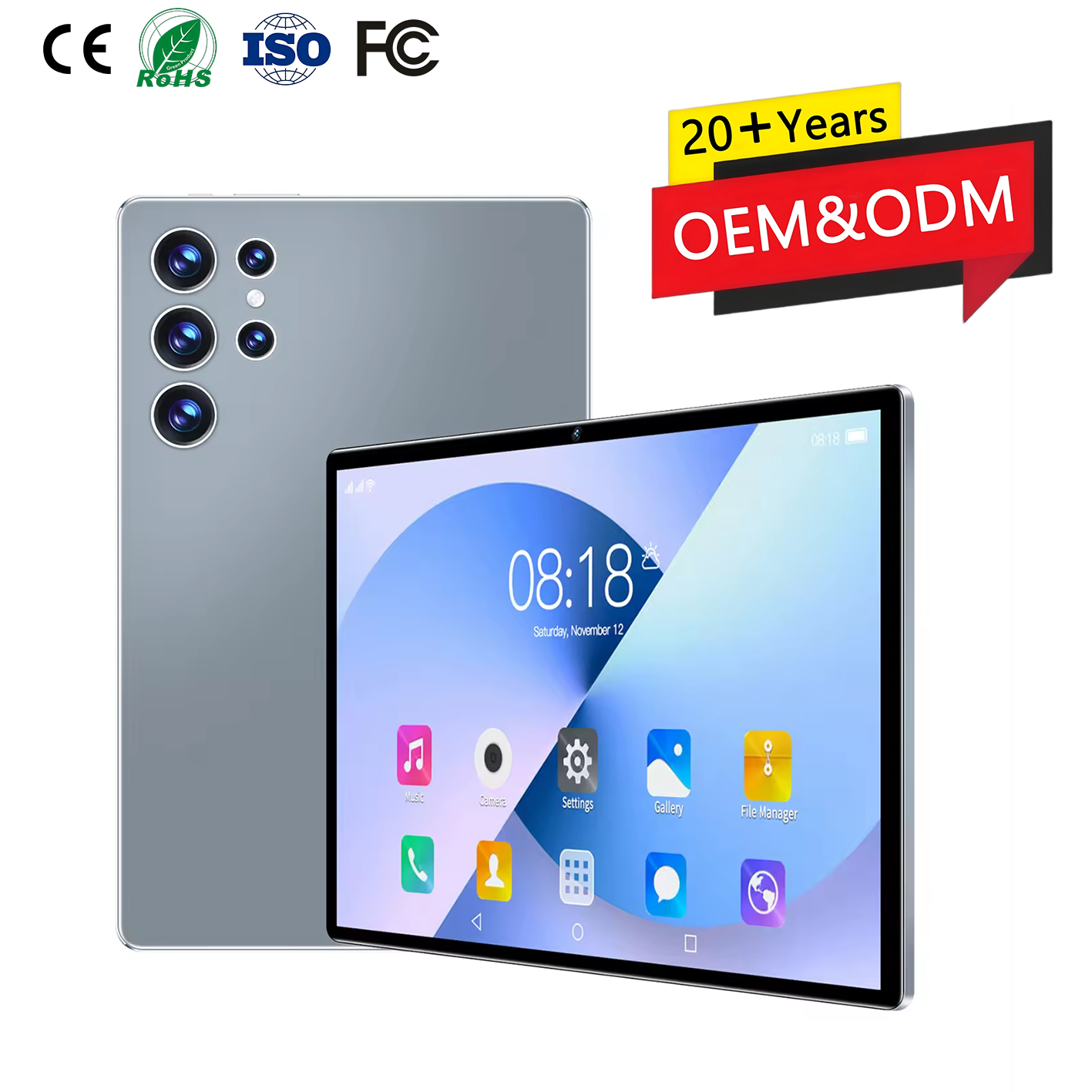 <strong>10.1</strong> Inch Touch Screen MTK New <strong>2026</strong> Factory OEM Brand 2G+32G 1280*800 WiFi Android 8.0 <strong>Tablet</strong> PC USB Type-C 1-Year Warranty