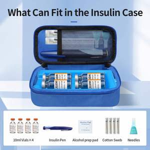Cooler Travel Case Diabetic Medication Insulated Cooling Bag for Insulin Pen and Bottle Diabetic Supplies Storage - Product Image 2