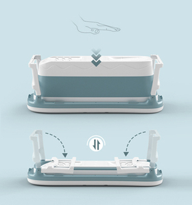 <span class=keywords><strong>Vasca</strong></span> da Bagno Pieghevole per Adulti, <span class=keywords><strong>Vasca</strong></span> Portatile per Immersione nel Ghiaccio da 52 Pollici per Adulti e Bambini con Coperchio - Product Image 3