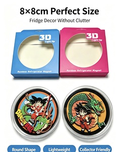 Aimant de réfrigérateur 3D <span class=keywords><strong>Dragon</strong></span> <span class=keywords><strong>Ball</strong></span> <span class=keywords><strong>Cell</strong></span> en papier découpé au laser – Artisanat de qualité supérieure, objet de collection anime avec emballage sous blister - Product Image 1