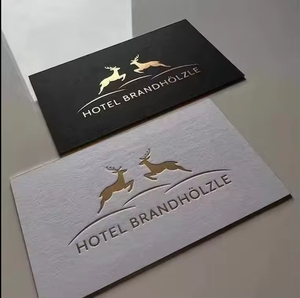 Tùy chỉnh biểu tượng kinh doanh thẻ kết cấu nổi Matte Cảm ơn bạn nghệ thuật giấy dập trên các tông cho quà tặng - Product Image 6