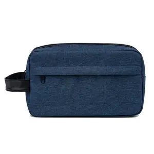 Custom private label toiletries bag waterproof polyester high quality oxford factory cost men's toiletry bag