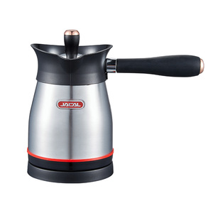เครื่องชงกาแฟจิโกะ มินิหม้อกาแฟตุรกีกาต้มน้ำไฟฟ้าแบบพกพาขนาดเล็กสีเงิน - Product Image 3