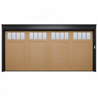 Pintu Garasi Villa Berinsulasi dengan Panel Kaca Tempered, Motor Senyap, dan Sistem Manual Berbahan Aluminium Baja OEM PSL