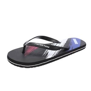 Pantoufles de plage d'été de haute qualité pour hommes couleur rouge personnaliser tongs à glissière en caoutchouc - Product Image 5